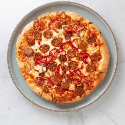 SAUSAGE RING PIZZA (BEEF/CHICKEN)
